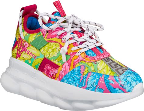 pink versace chain reactions|Versace chain reaction multicolor.